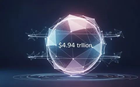 Концептуальна ілюстрація, що символізує ринкову капіталізацію Apple та її стратегічний підхід до інвестицій у ШІ.