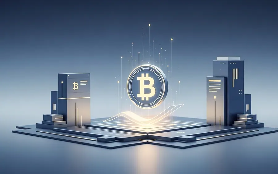 Концептуальна ілюстрація зростання та цінності Bitcoin