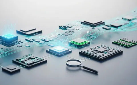 Концептуальна ілюстрація автоматизованого проєктування електроніки за допомогою агентного ШІ