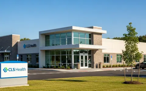 Зовнішній вигляд сучасної клініки CLS Health у Північному Сайпресі.
