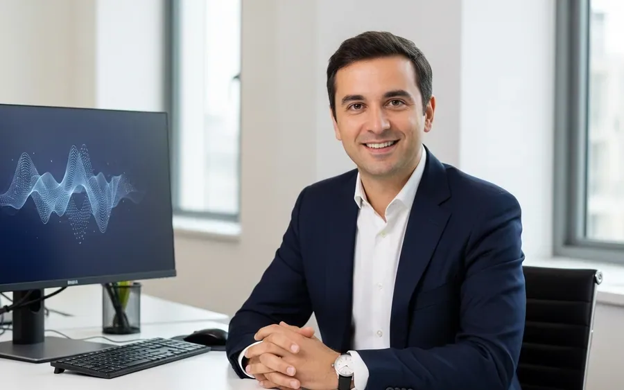 Сенкер Озхельвачі, керівник відділу продажів Environics Analytics, у сучасному офісі