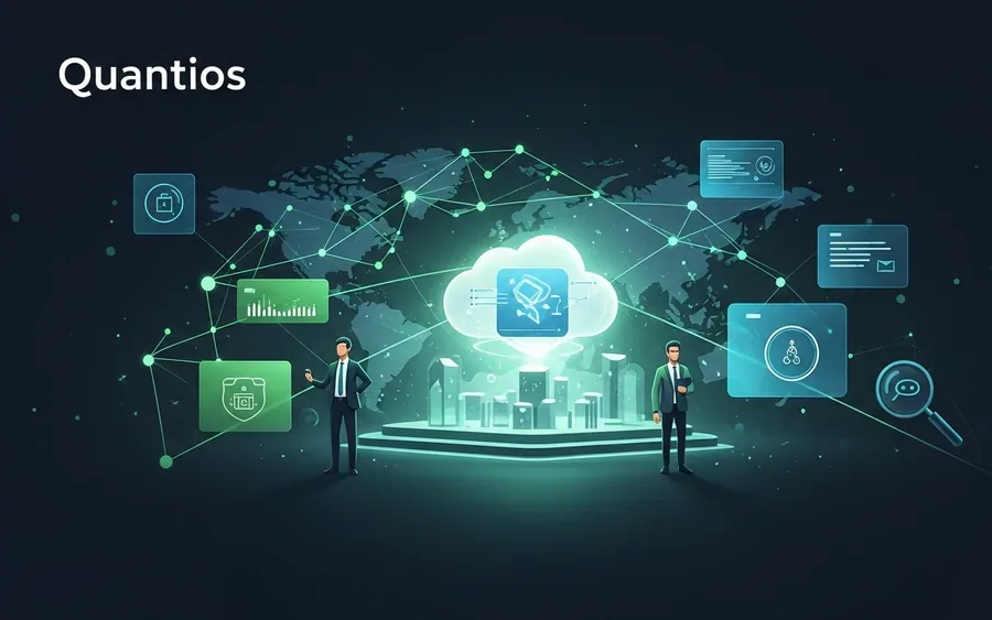 Концептуальна ілюстрація глобальної SaaS-платформи для трастових та корпоративних послуг