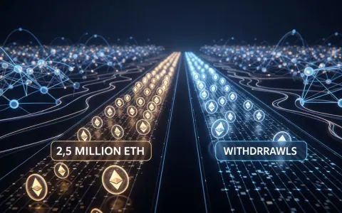 Концептуальна ілюстрація стейкінгу Ethereum з чергою на вхід та порожньою чергою на виведення