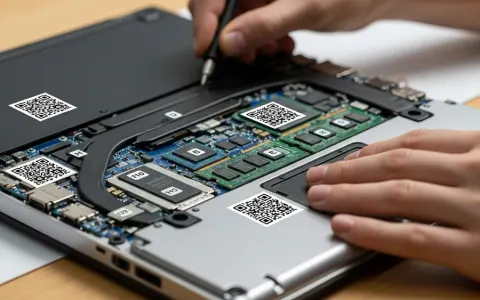 Внутрішні компоненти ноутбука Framework Laptop 13 Pro з маркованими модулями