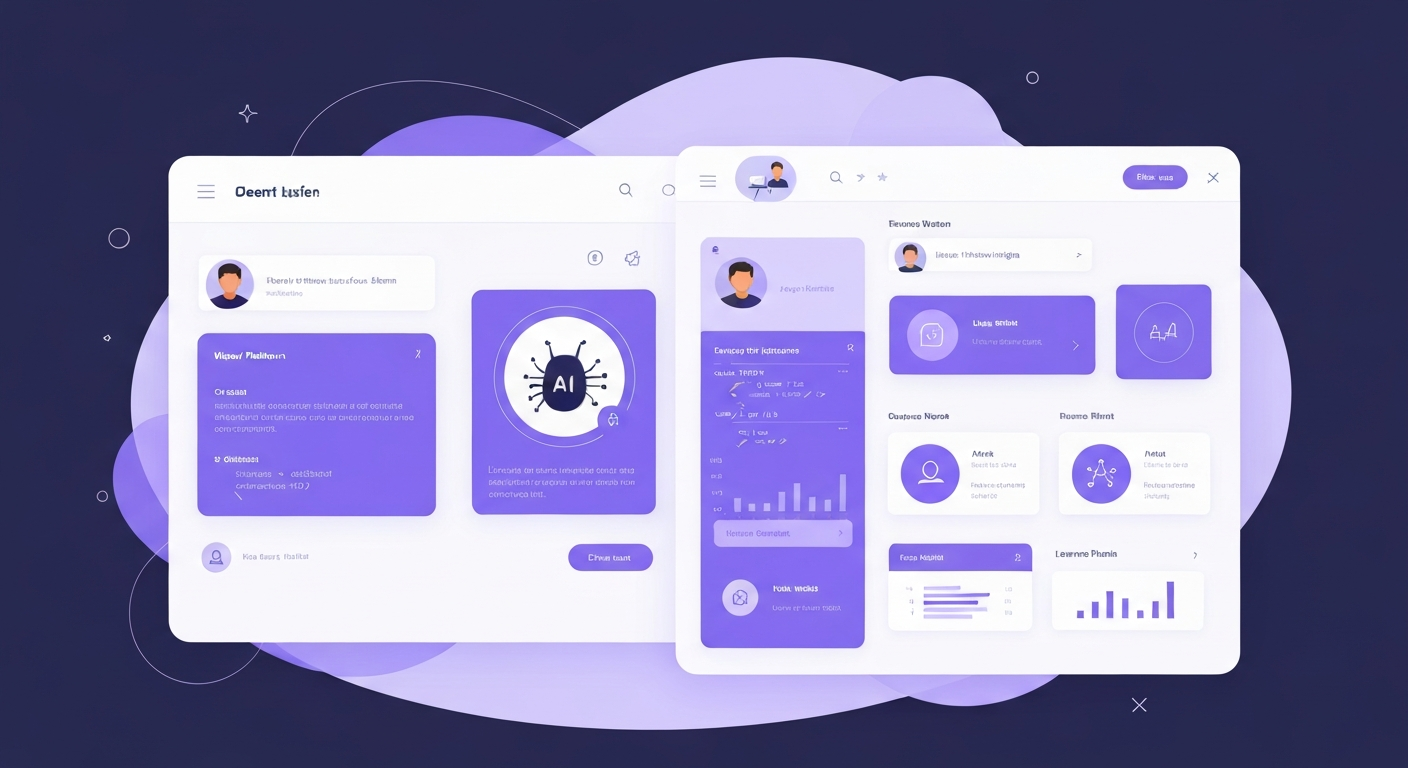 Візуалізація платформи Hopsworks 5.0, що поєднує кодування, дані та ШІ, з елементами терміналу, графіків та символом інтелектуального агента.