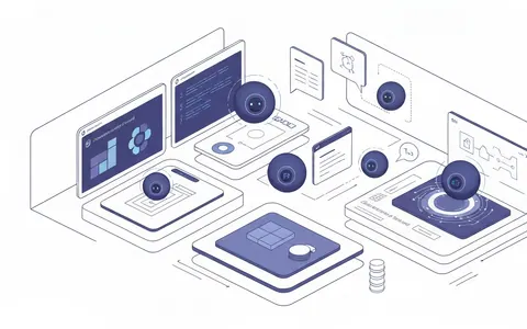 Абстрактна ілюстрація, що зображує інтеграцію AI-агентів у складну корпоративну систему, символізуючи модернізацію та підвищення ефективності.