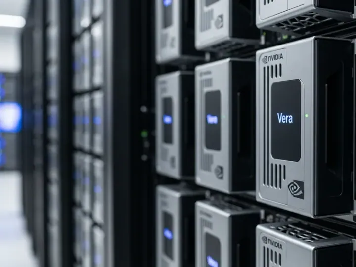 Кластер процесорів NVIDIA Vera у дата-центрі