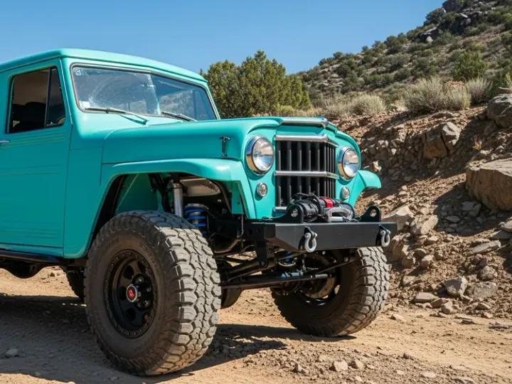 Модифікований Willys Wagon 1963 року на позашляховій трасі