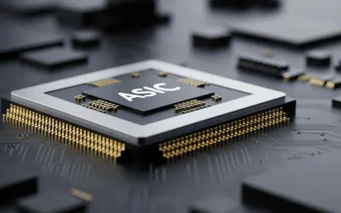 Зображення ASIC-чіпа, що символізує технологію ASIC UltraBoost