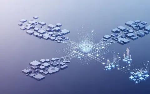 Концептуальна ілюстрація перетворення структурованих CRM-даних Salesforce на бізнес-інсайти за допомогою ШІ та аналітики.