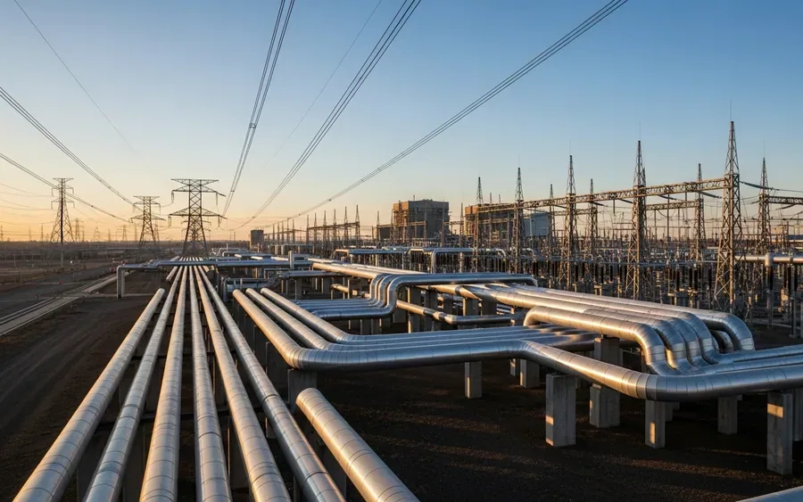 Інфраструктура розподілу природного газу та електроенергії