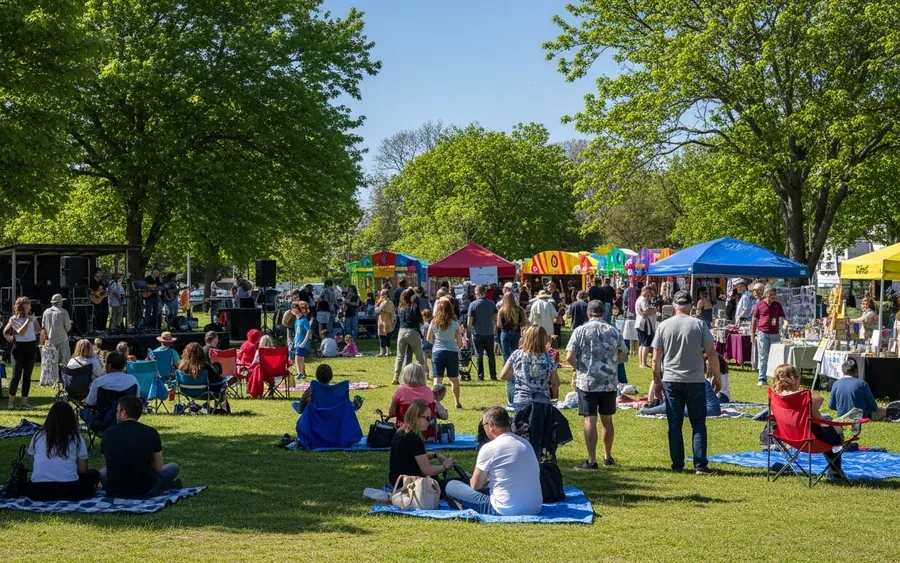 Фестиваль West End Fest у Laurel Park, що об'єднує громаду