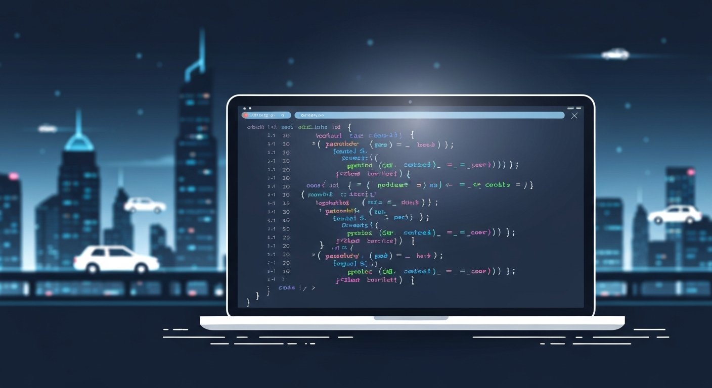 Ілюстрація, що символізує злам репозиторіїв GitHub, із зображенням коду та елементів кібербезпеки.